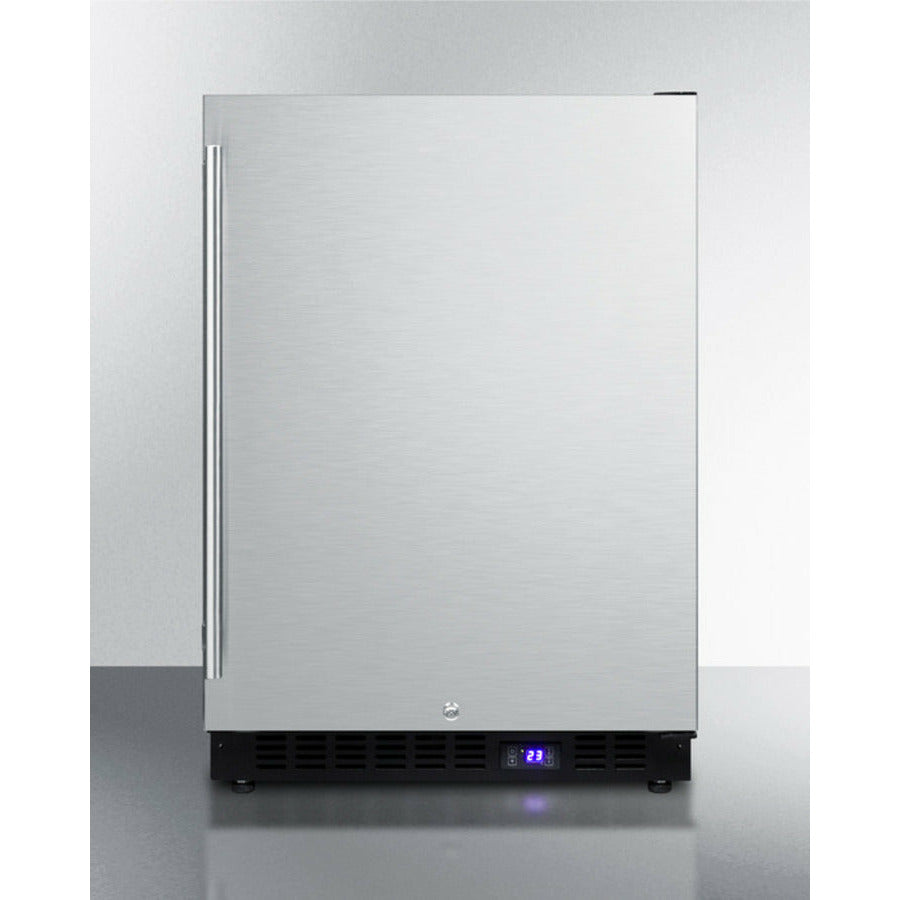 Summit 24 Wide Outdoor All-Freezer With Icemaker - 4.72 cu.ft. Capacity, Frost Free Defrost, Digital Thermostat