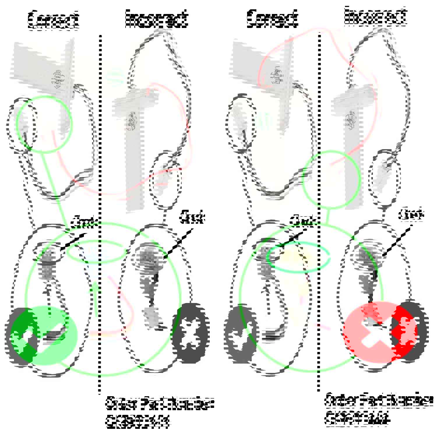 GlobPro ZDIC150WBB ZDIC150ZBBE Monogram Ice Maker Water Fill Sensor Replacement