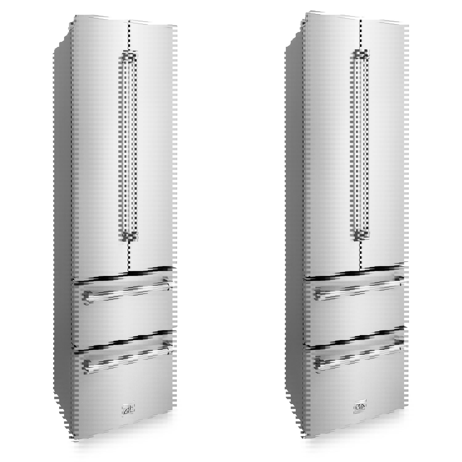 ZLINE 36 in. Freestanding French Door Refrigerator with Ice Maker in Fingerprint Resistant Stainless Steel (RFM-36)