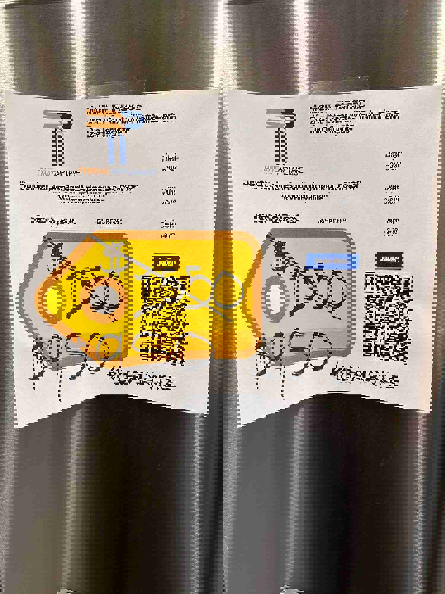 LG 26.2 Cu. Ft. French Door Smart Refrigerator with Dual Ice Maker - Stainless Steel (Model: LFXS26973S)