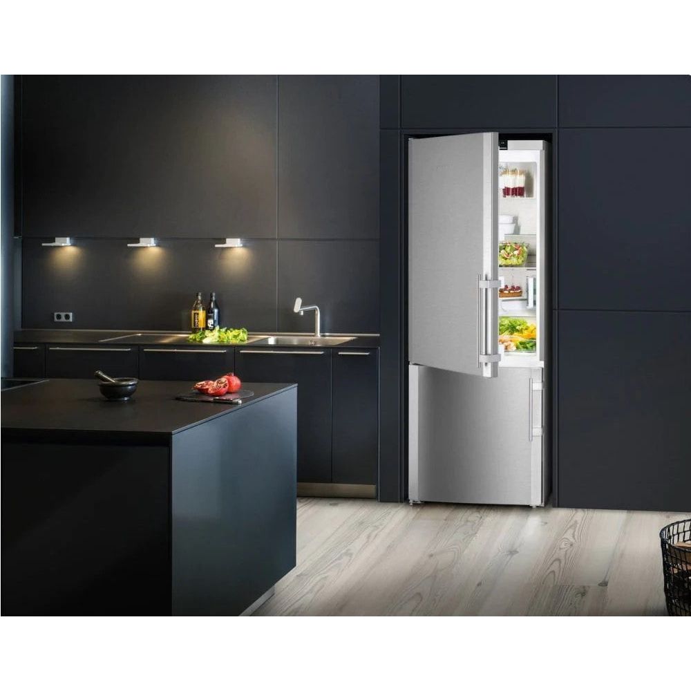 Liebherr 30 Wide 15.2 Cu. Ft. Energy Star Rated Bottom Mount Refrigerator With Left Hand Door & Ice Maker
