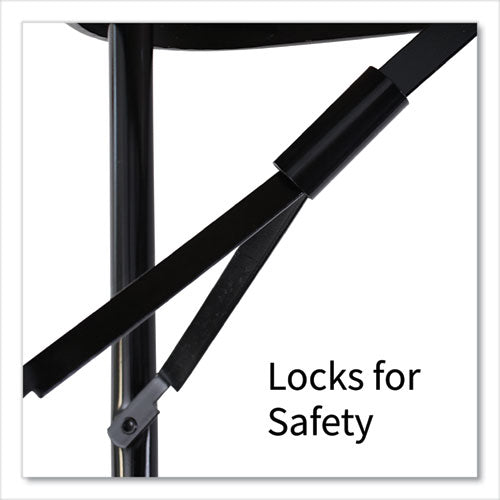 Correll Adjustable Folding Tables - Heavy-Duty, Green Top, Black Base (72x30x22 to 32 Inches)