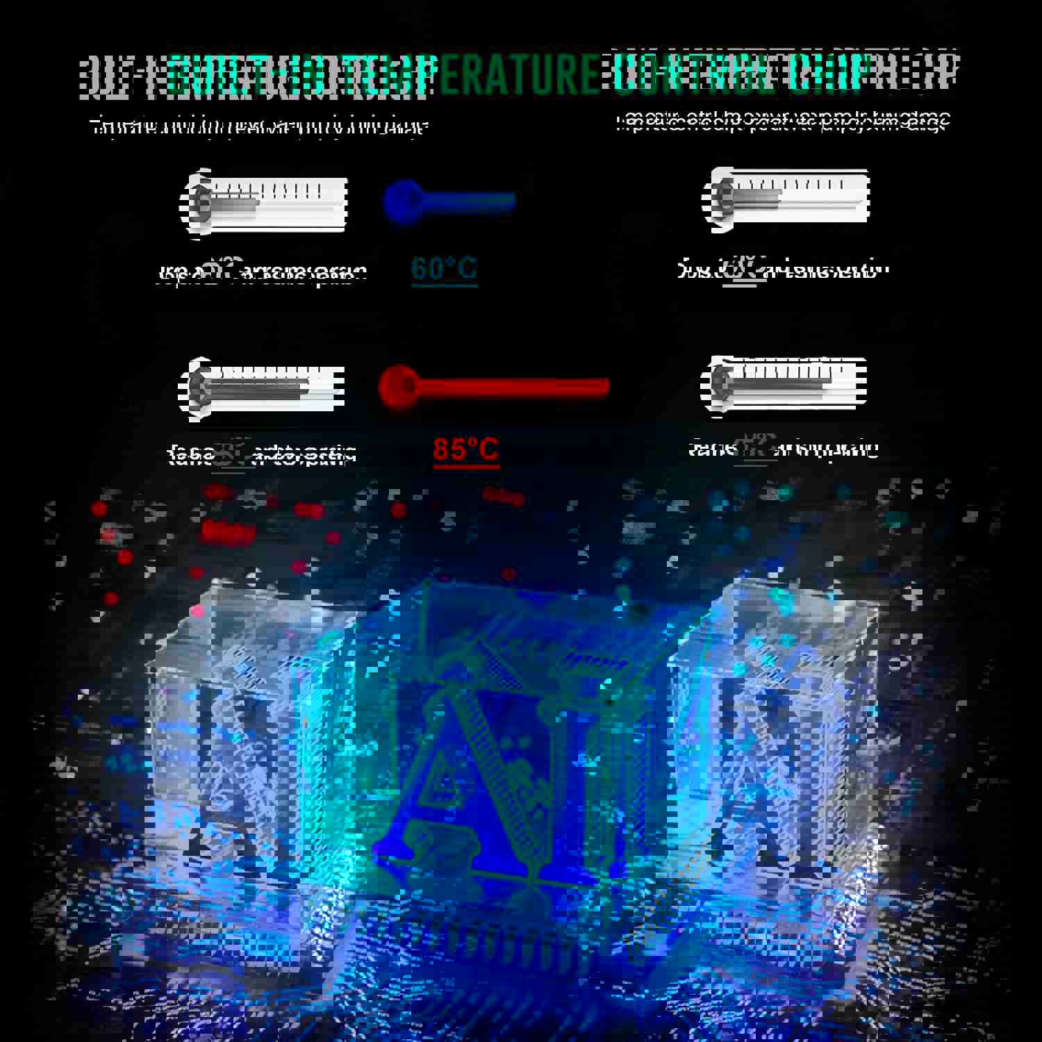 AQ-2600 660 GPH Submersible Water Pump - 60W Energy Efficient, Low-Suction, Quiet Operation