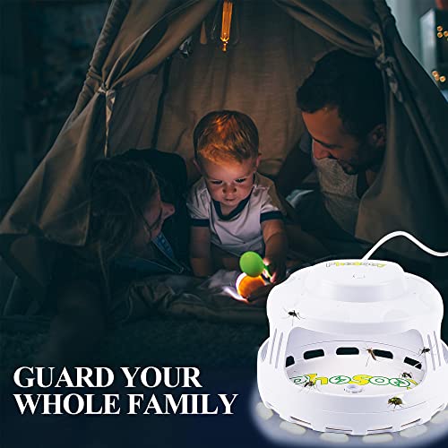 Phosooy 2 Pack Mosquito Trap, 4-in-1 Electric Pest Trap with 10 Sticky Board Refills