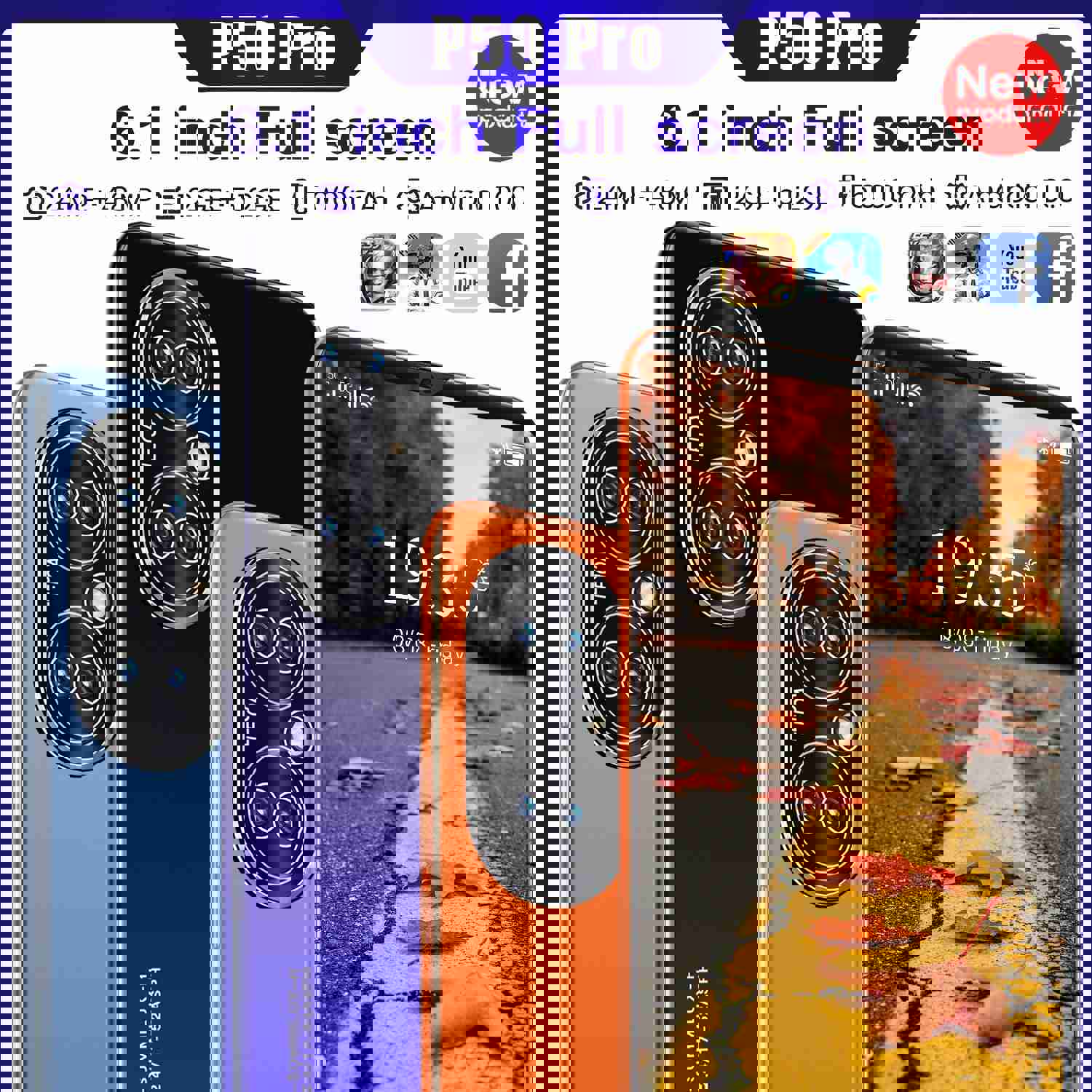 5G Smartphone P50 Pro - 12GB RAM + 512GB Storage, 24MP Beauty Camera