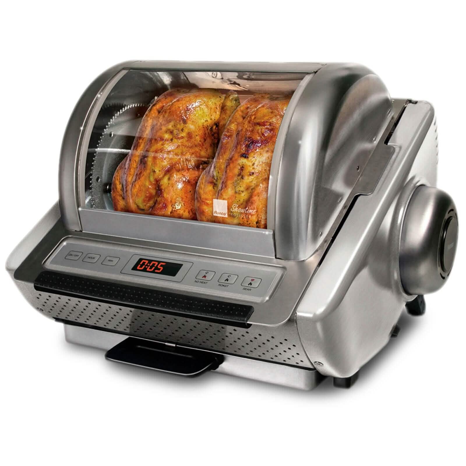 Ronco EZ-Store Rotisserie Oven, Large Capacity (15lbs) Countertop Oven