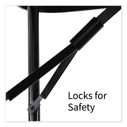 Correll Adjustable Folding Tables Rectangular 72x30x22 To 32 Blue Top Black Legs