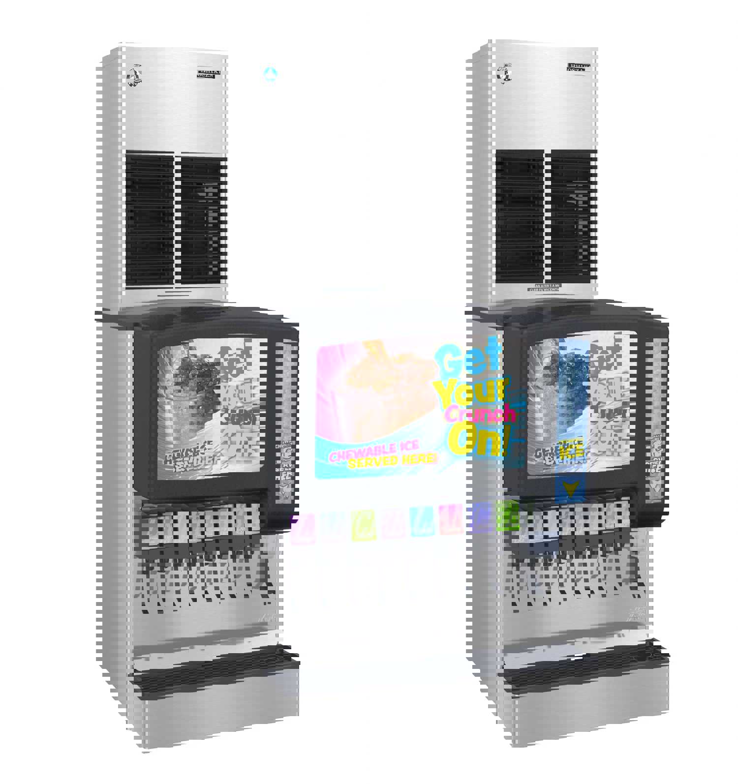 Hoshizaki FS-1022MLJ-C 22 Wide Remote-Cooled Small Cubelet Ice Maker Serenity Series