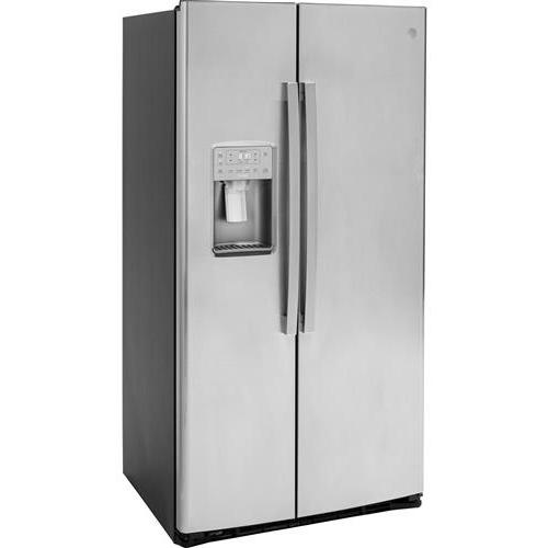 GE Profile 36-inch Counter-Depth Side-by-Side Refrigerator with Ice and Water Dispenser