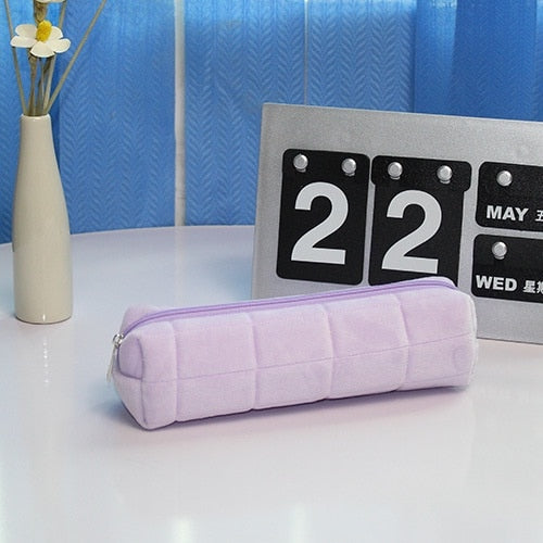 Cute Cartoon Pencil Case: Large Capacity Korean Stationery