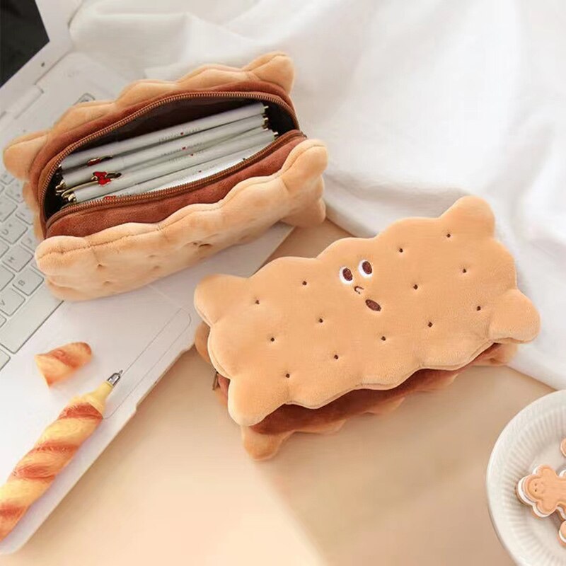 Cute Cartoon Pencil Case: Large Capacity Korean Stationery
