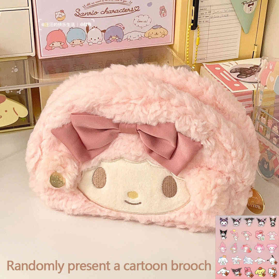 Cute Cartoon Pencil Case: Large Capacity Korean Stationery