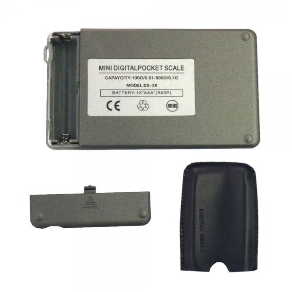 DS-28 100g/0.01g 500g/0.1g Dual Range Mini Electronic Jewelry Scale