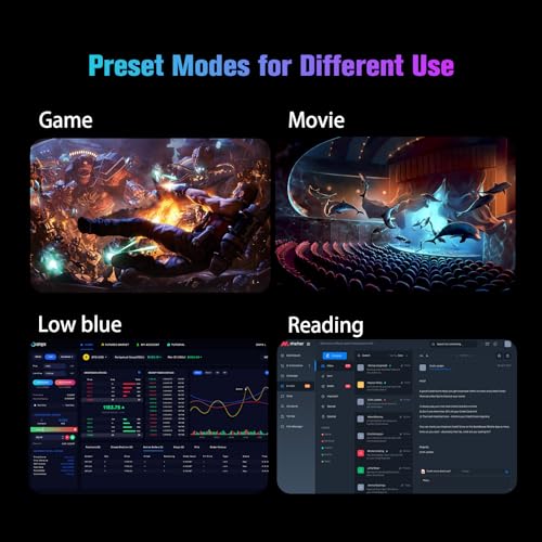 SANSUI 24 Inch 100Hz Full HD Gaming Monitor with USB Type-C, Built-in Speakers, and VESA Mount