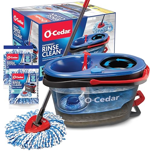 O-Cedar RinseClean Spin Mop System | Premium Floor Hygiene