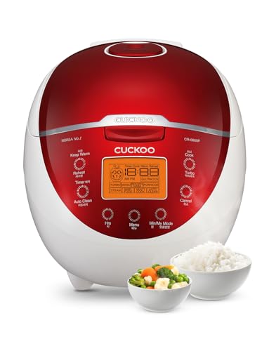 Cuckoo CR-0655F Fuzzy Logic Rice Cooker with 12 Menu Modes