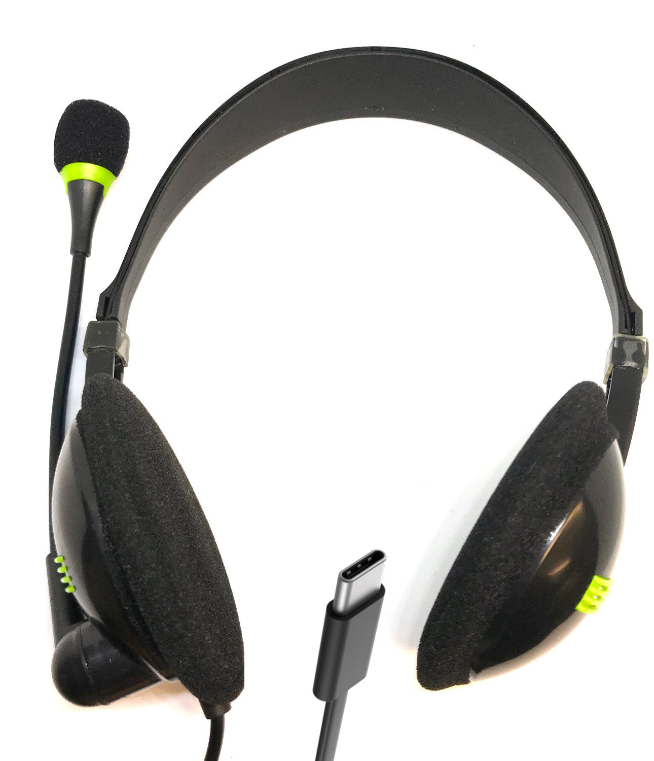 Educational USB-C Headphones with Rotatable Microphone