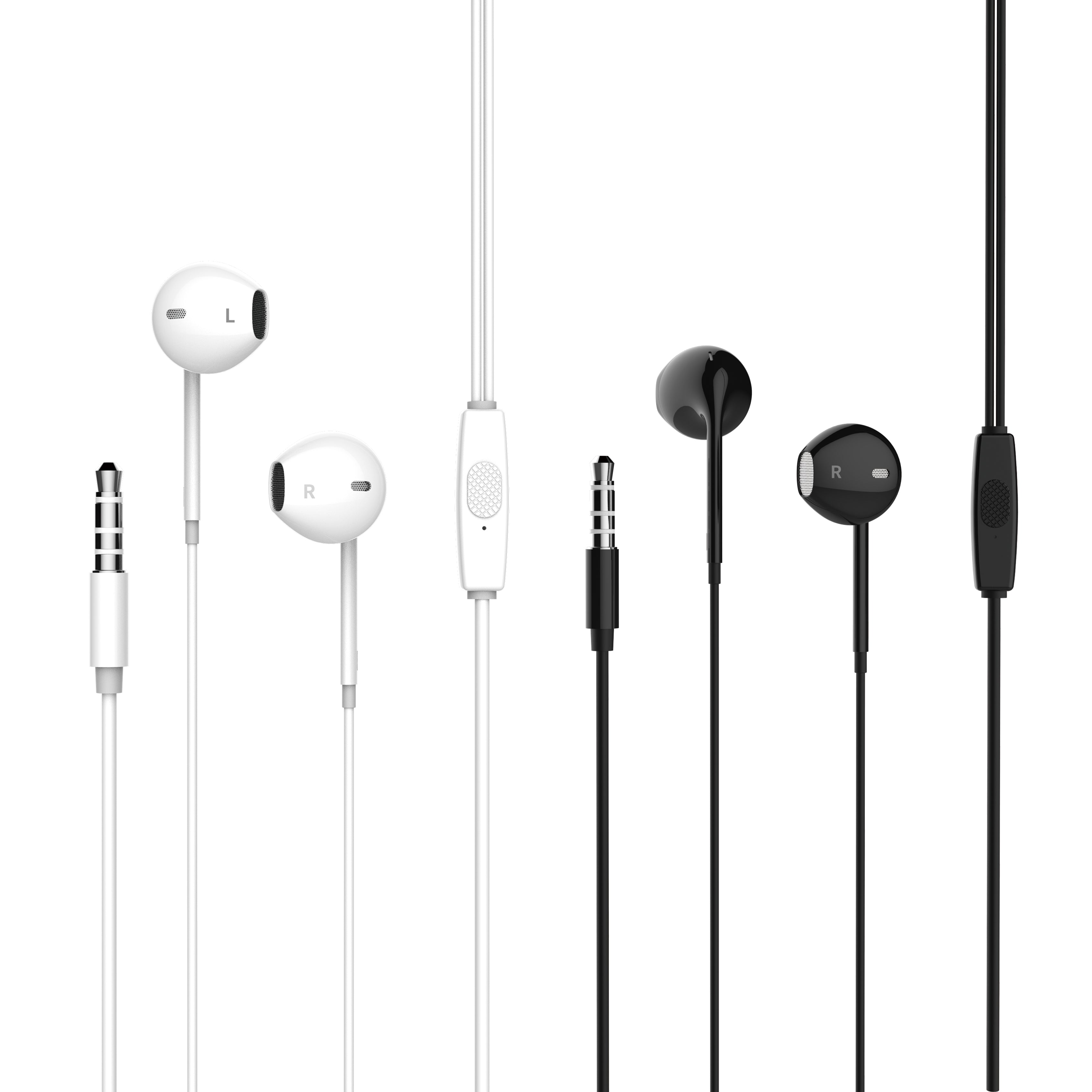 3.5mm Jack Wired Earphones with Microphone