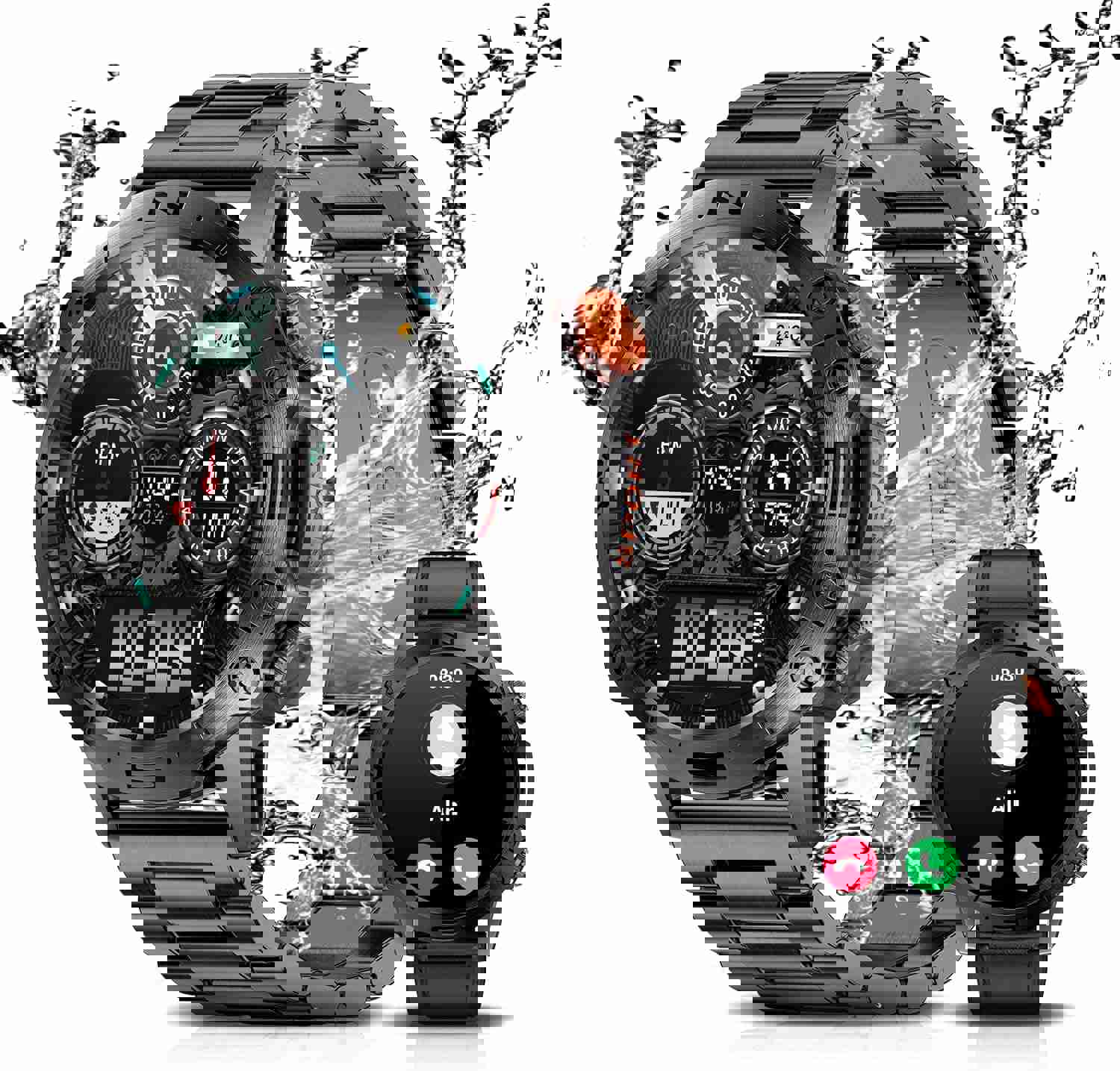 Nektom K60 Rugged Smartwatch with AMOLED Display