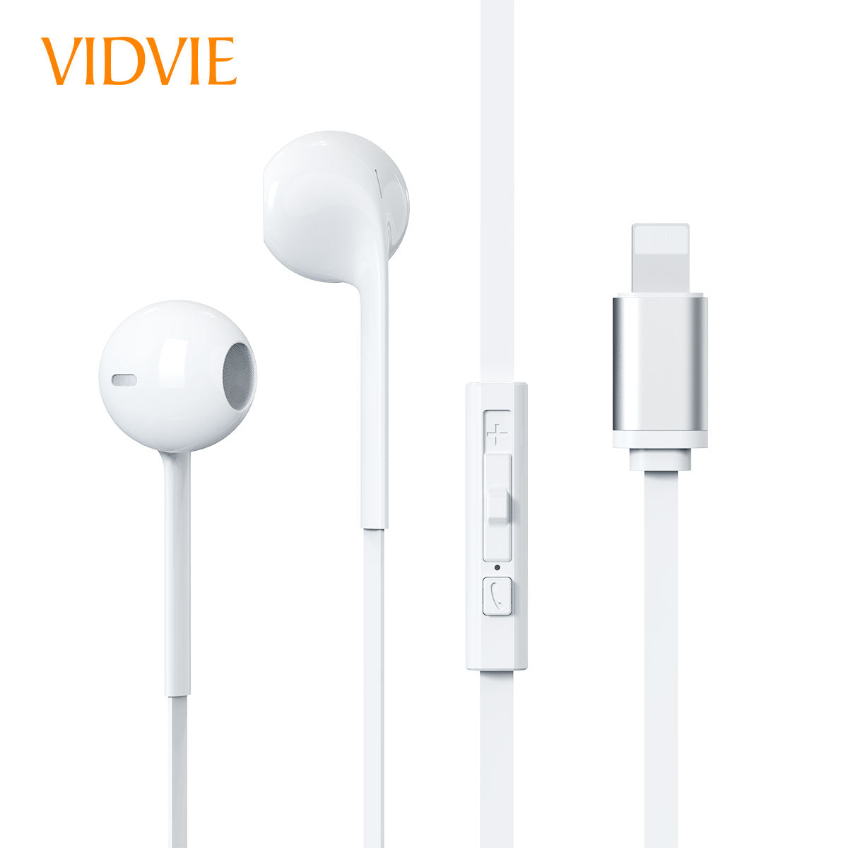Wireless In-Ear Headphones with Volume Control and Microphone