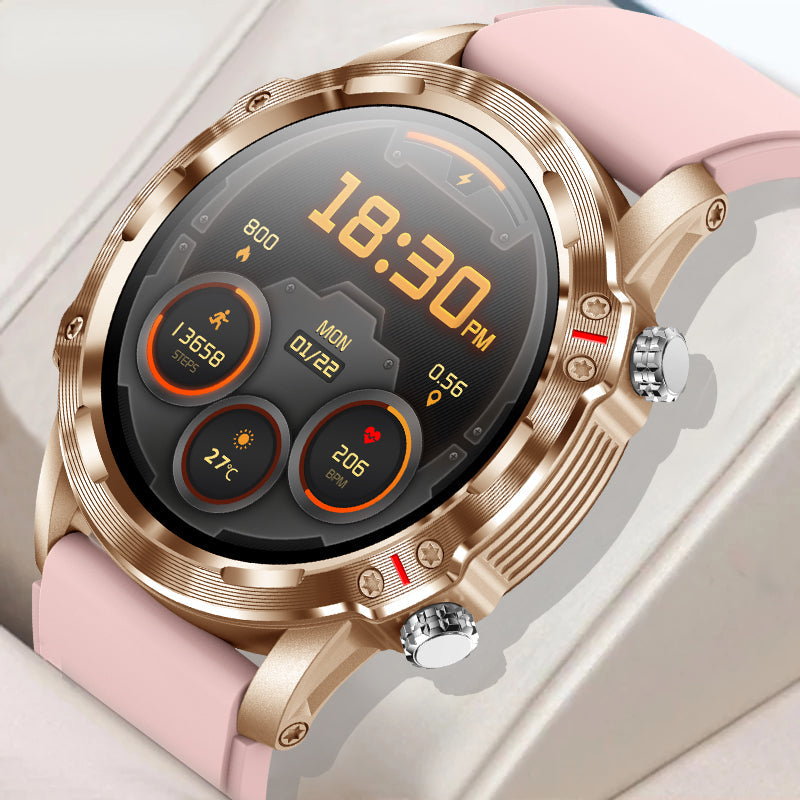 NEKTOM 1.32" Full Touch Screen Smartwatch CF89 - Sporty Style with Advanced Features