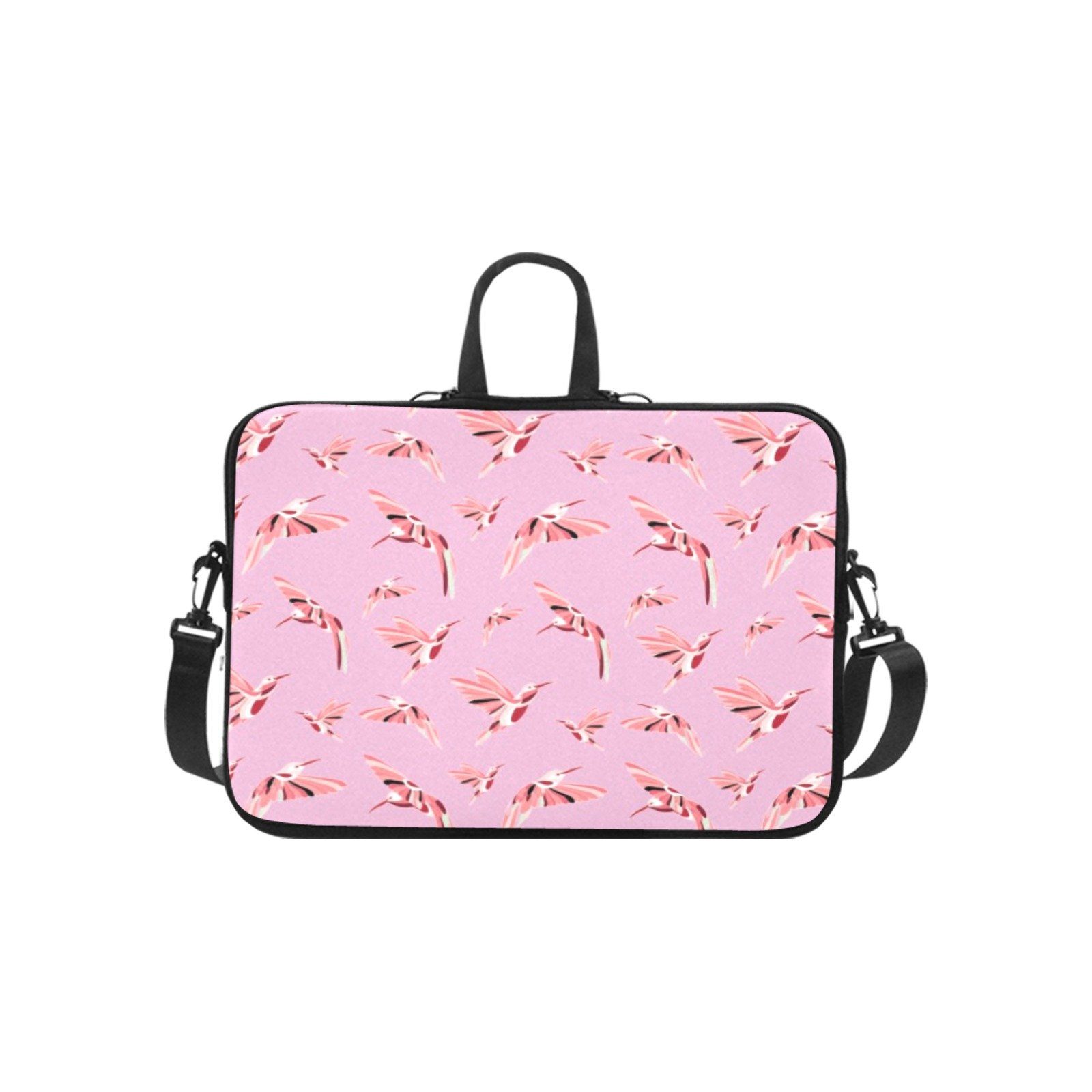 Elegant Hummingbird-Inspired Neoprene Laptop Bag
