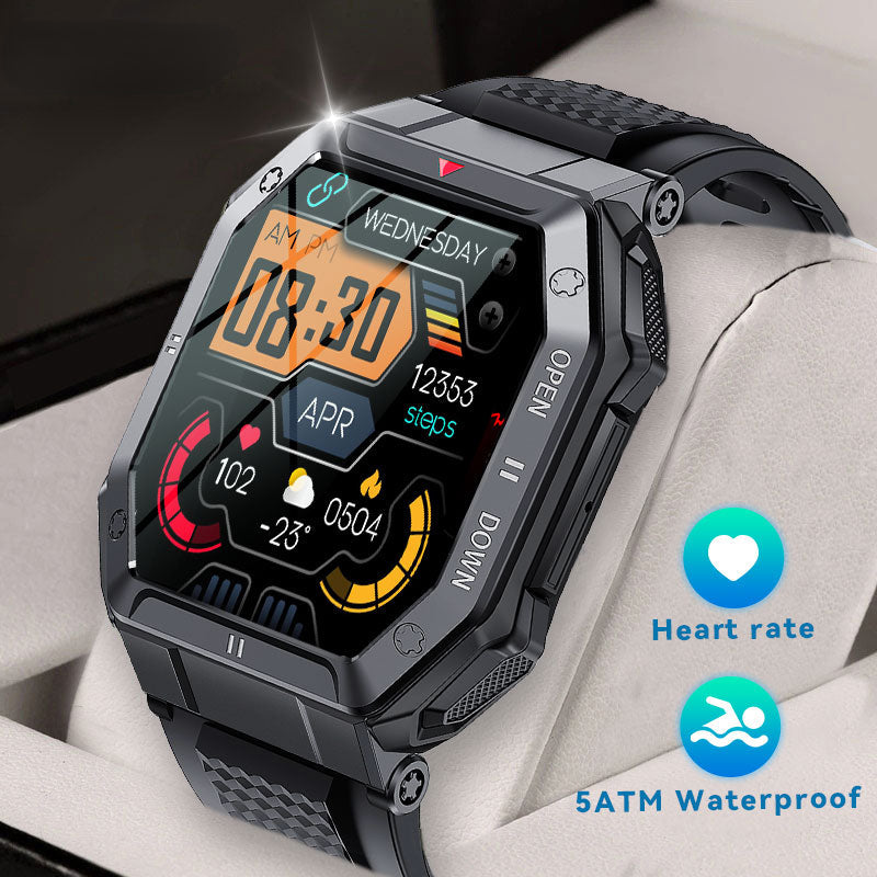 NEKTOM KE1 Men's Smartwatch - Rugged, Waterproof, Multi-Sport Tracking