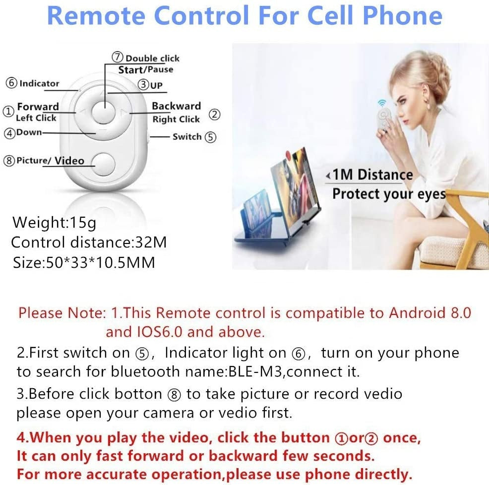 3D Smartphone Video Magnifier - Portable & Eco-Friendly