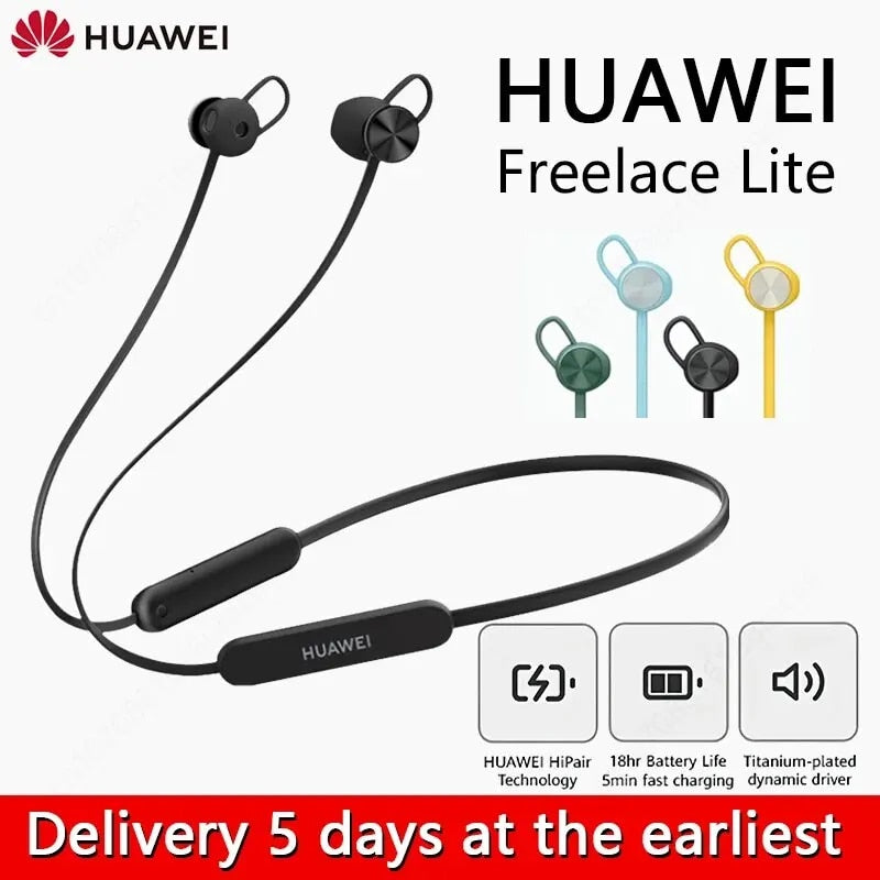 Huawei FreeLace Lite Bluetooth Earbuds with AI Noise Reduction