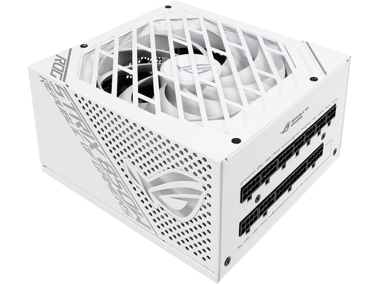ASUS ROG STRIX 850W White Edition Power Supply - Enhanced Cooling, Efficiency, and Silence