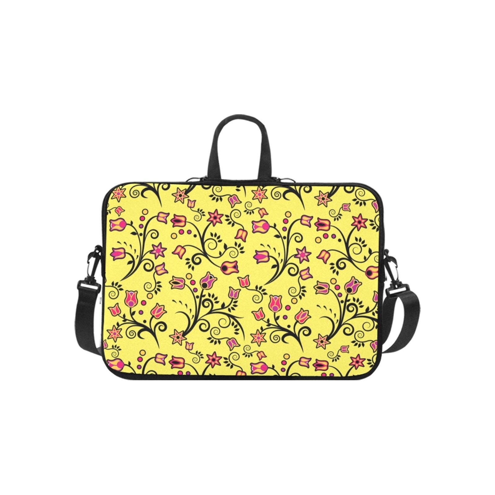 Key Lime Star Neoprene Laptop Sleeve - Lightweight & Water-Resistant Protection