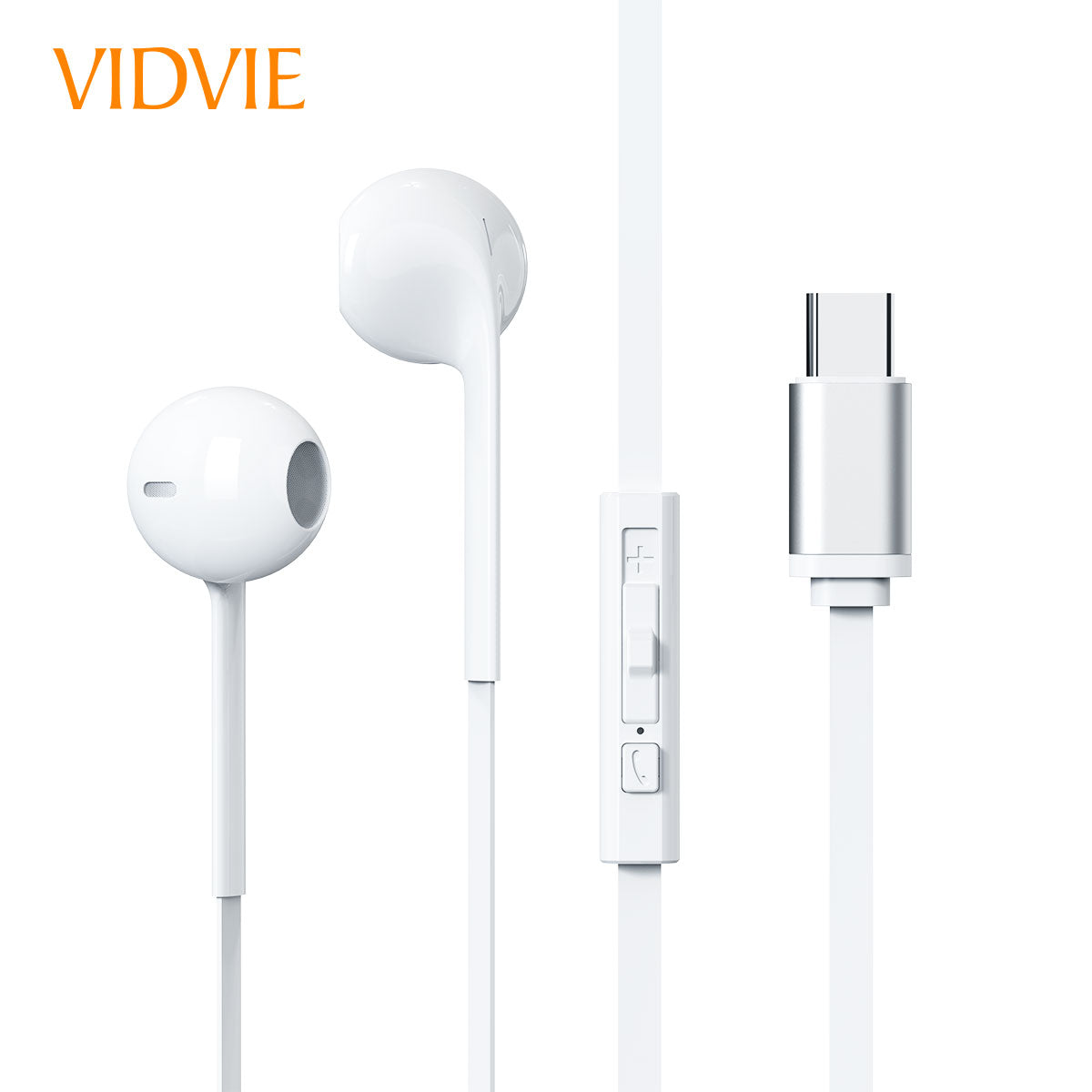 Wireless In-Ear Headphones with Volume Control and Microphone