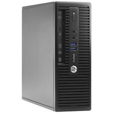 HP Windows 10 Desktop Computer with 8GB RAM, 256GB SSD, and 20" LCD Monitor