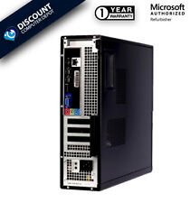 Dell High-Performance Desktop Computer with Dual Storage and 24" Monitor