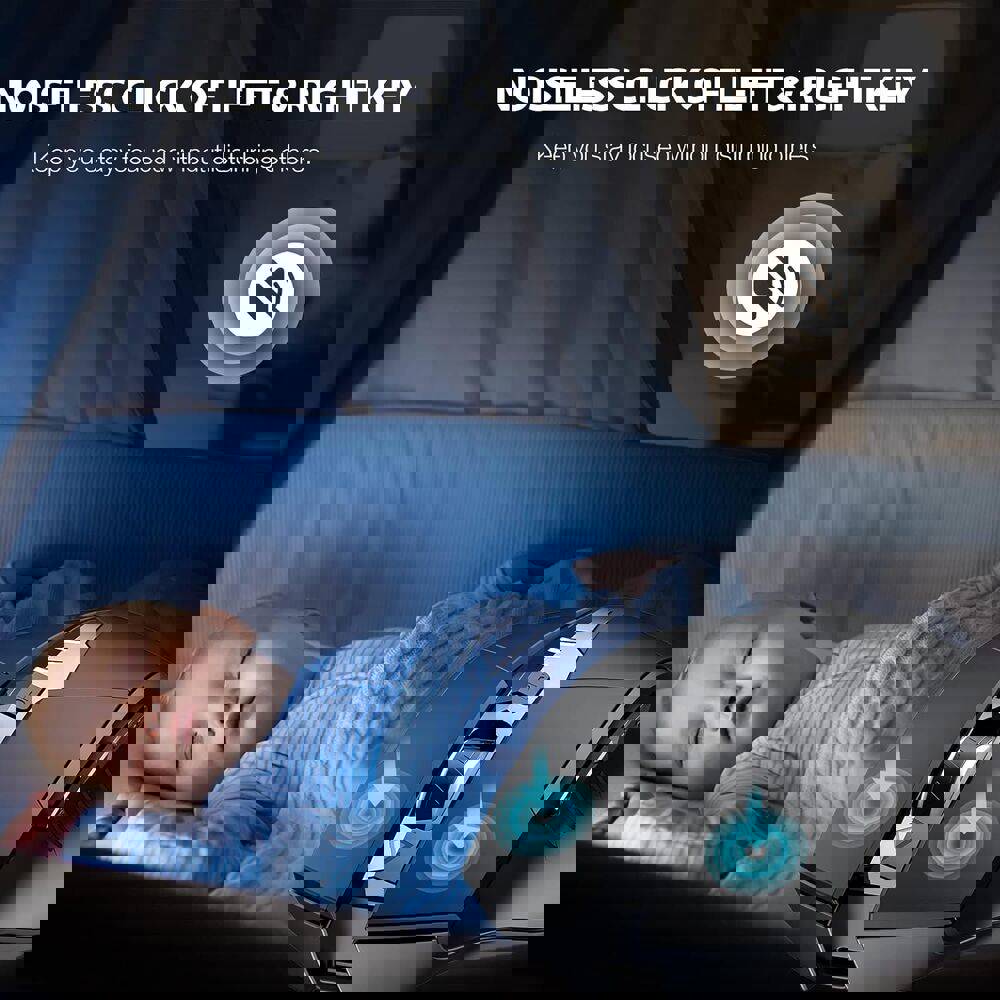 INPHIC Ergonomic Rechargeable 2.4G Optical Wireless Mouse