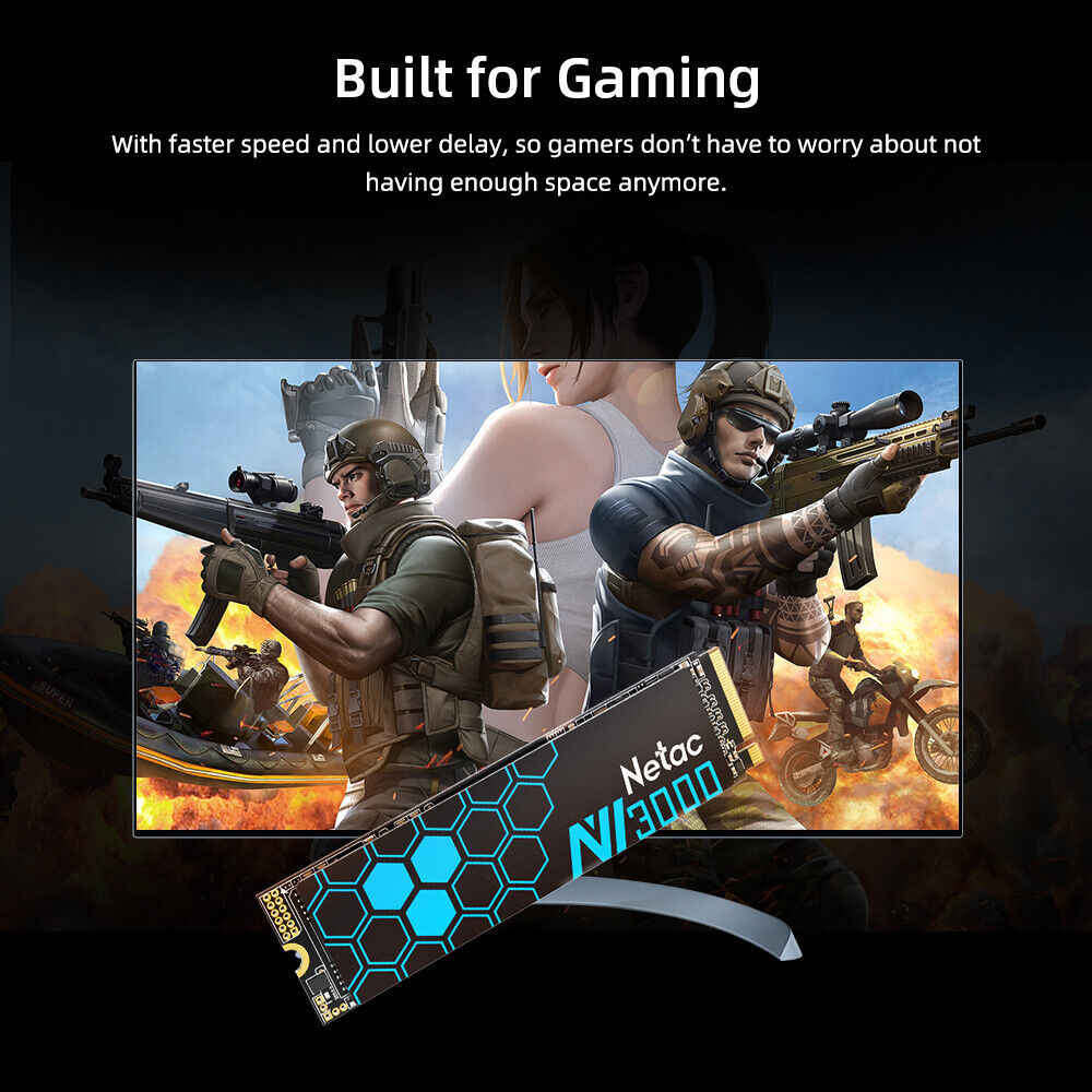 Netac High-Speed M.2 NVMe PCIe 3.0 x4 SSD