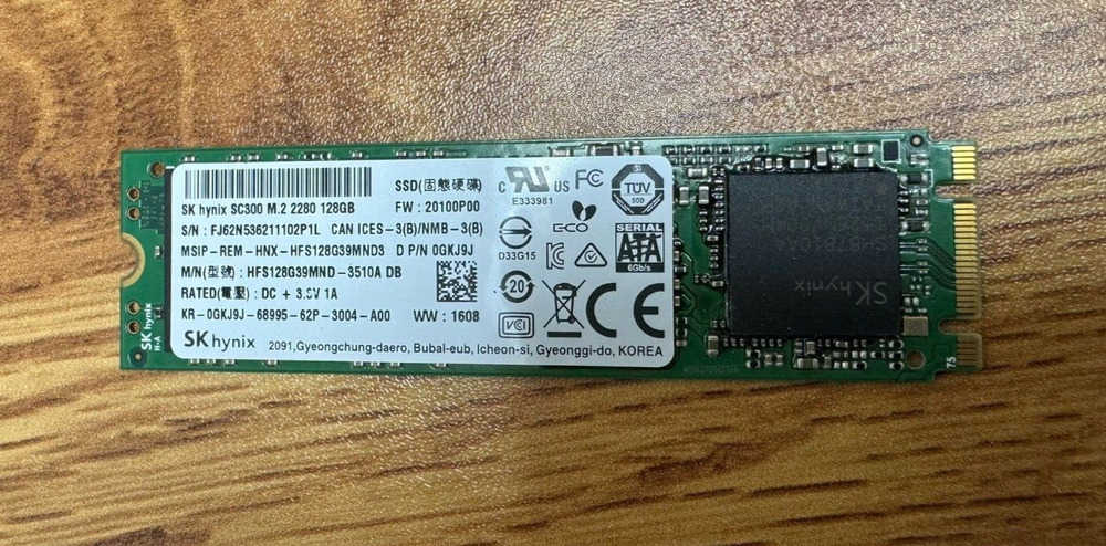 10-Pack 128GB M2 2280 SATA SSDs - High-Performance Storage Upgrade