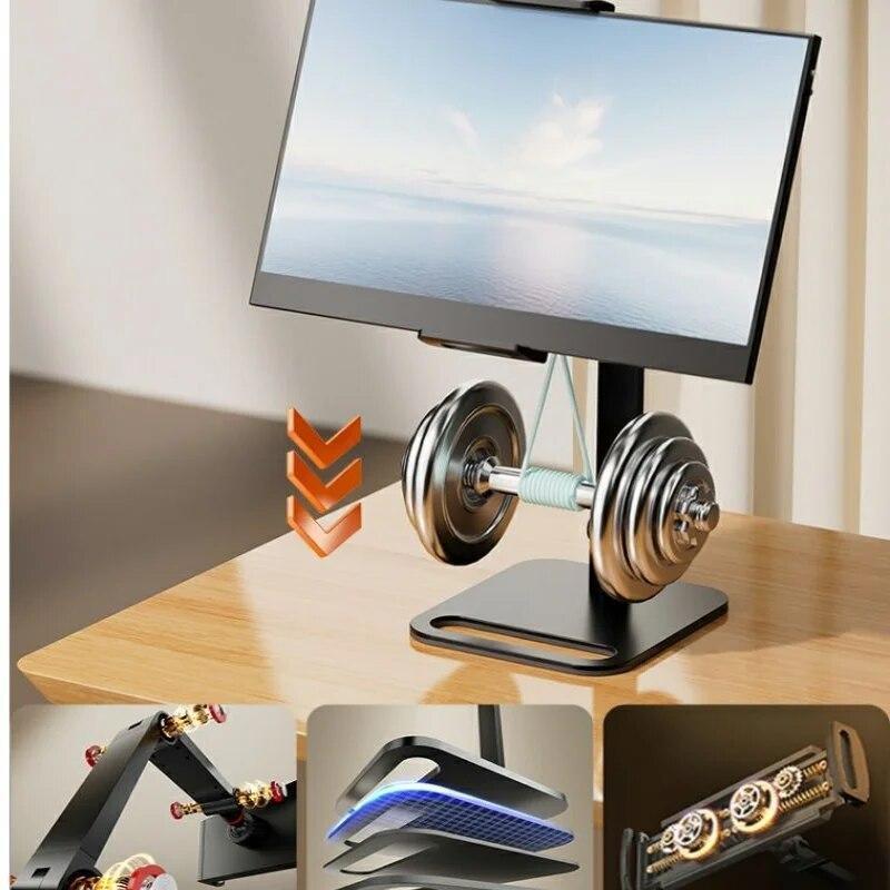 Enhanced Viewing Experience with 16" Metal Portable Monitor Stand