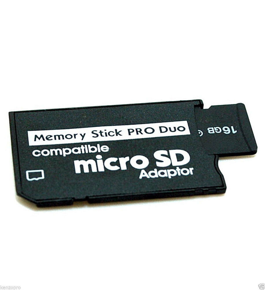 Memory Stick Pro Duo to Micro SD Card Reader Adapter