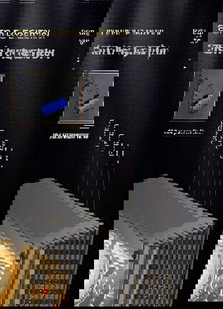 CS Black USB 3.0 Tempered Glass M-ATX Gaming Tower Case with RGB Lighting