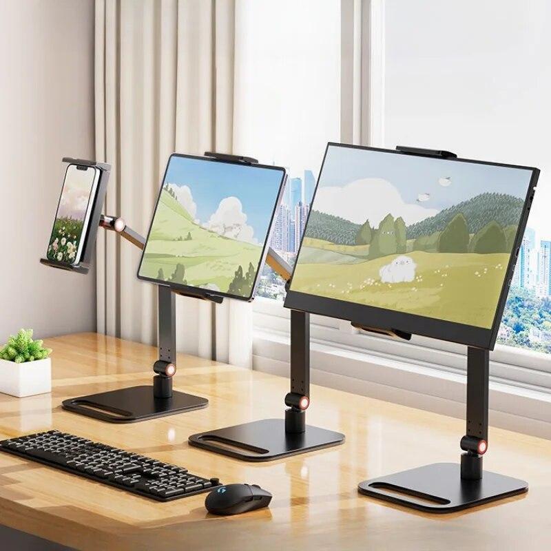 Enhanced Viewing Experience with 16" Metal Portable Monitor Stand