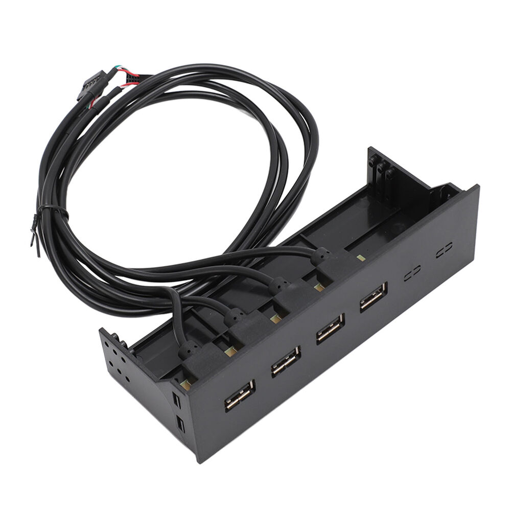 4-Port USB 3.0 Front Panel Hub with Optical Drive - High-Speed Connectivity