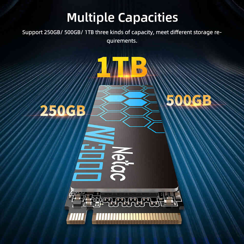 Netac M.2 NVMe PCIe 3.0 x4 SSD - High-Speed Storage Solutions