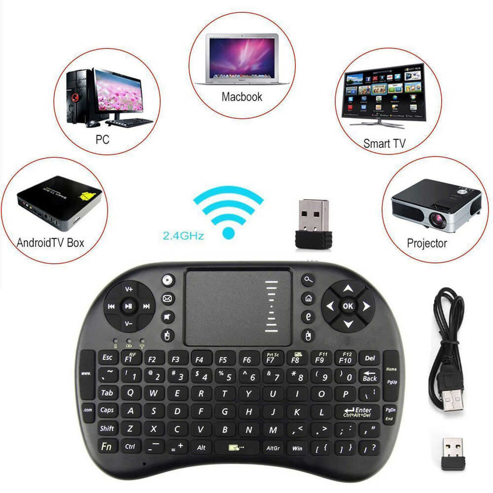 Wireless Mini i8 Keyboard with Touchpad for Enhanced Computing