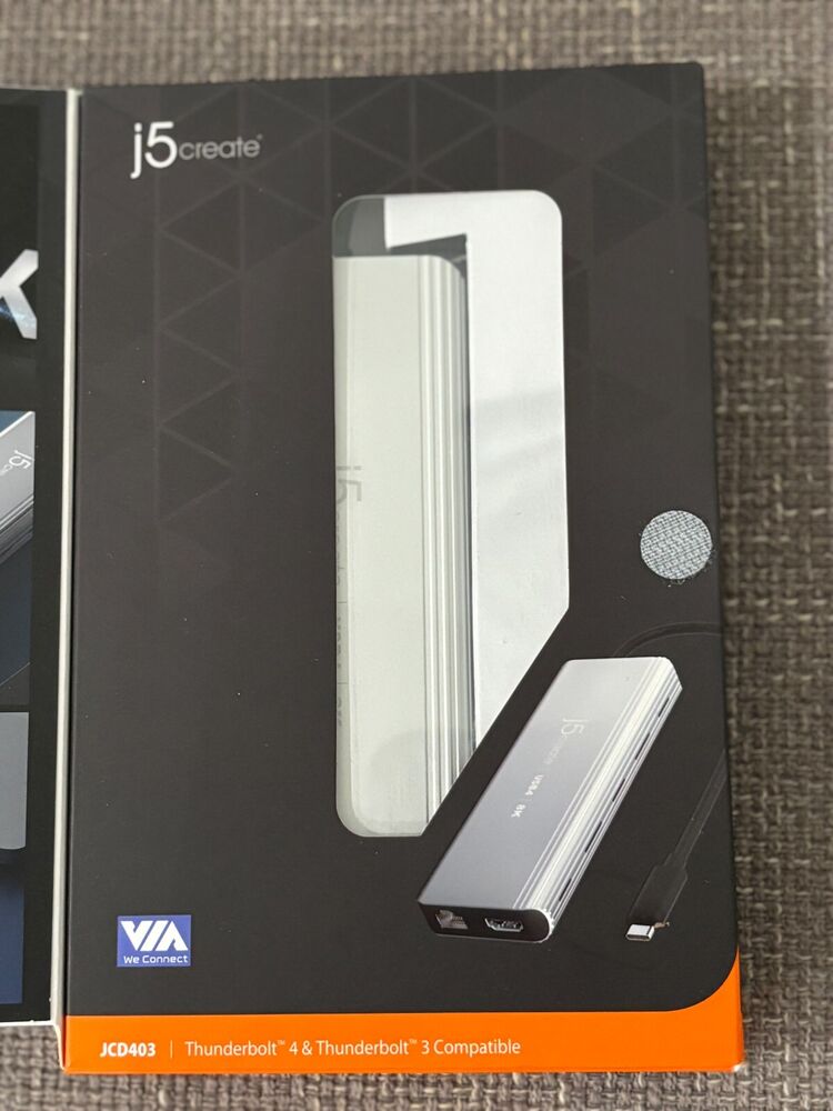 J5create JCD403 USB4 8K Multi-Port Hub - Dual Pack