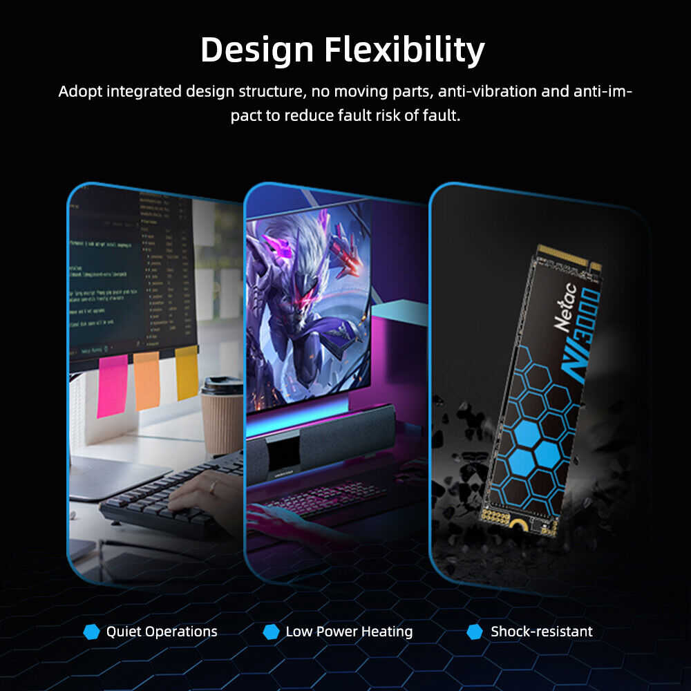 Netac 1TB M.2 NVMe SSD - Ultra-Fast Storage for High-Performance Computing