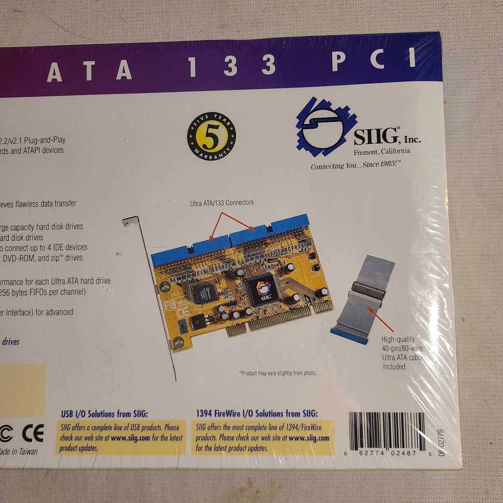 Enhanced Data Transfer with SIIG UltraATA 133 PCI ATA Controller