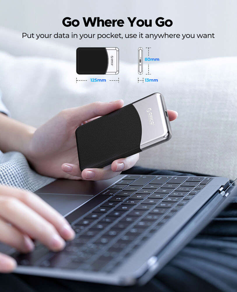 ORICO 128GB High-Speed Portable SSD with USB 3.2 Gen 1 Type-C