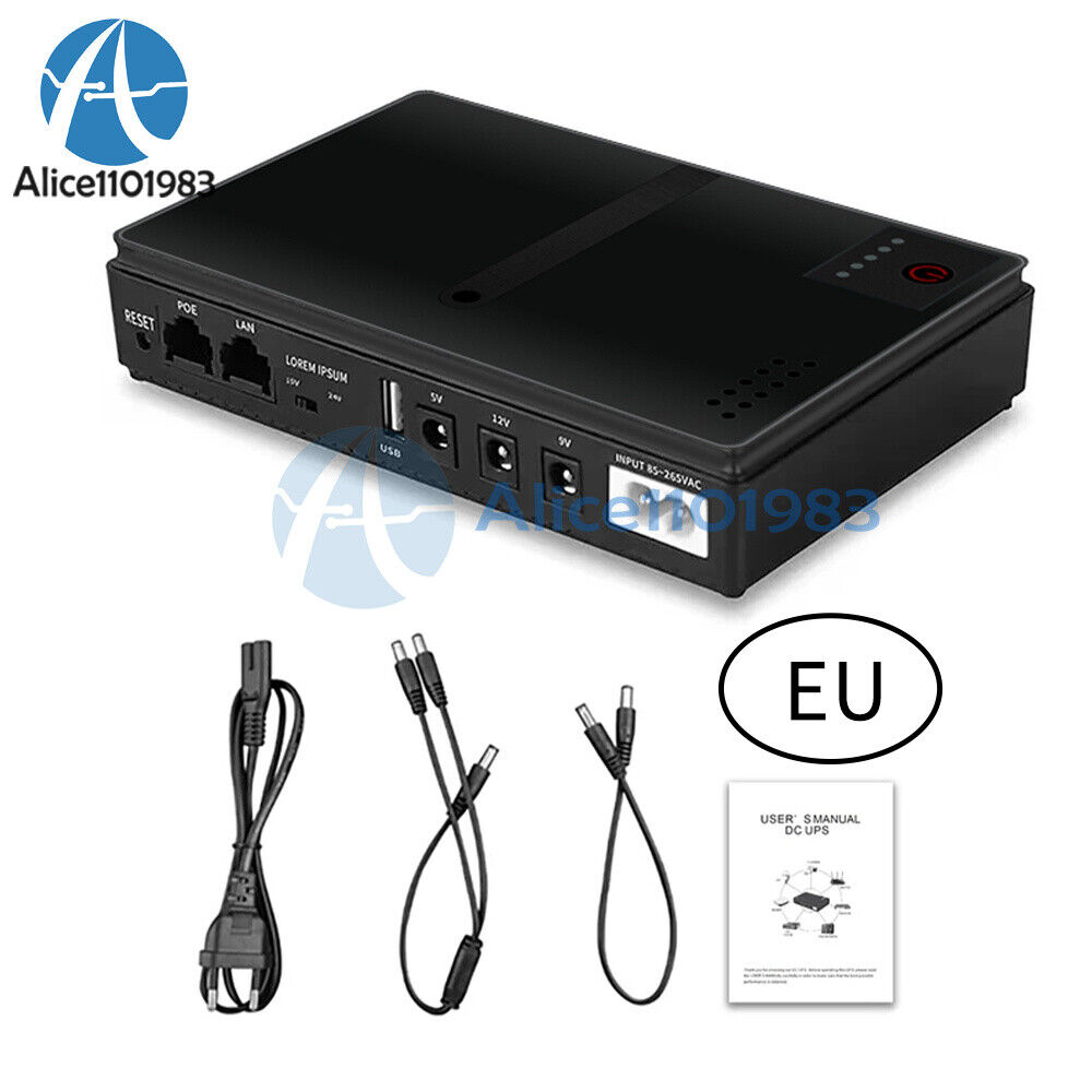 10400mAh UPS Power Backup for Network Devices