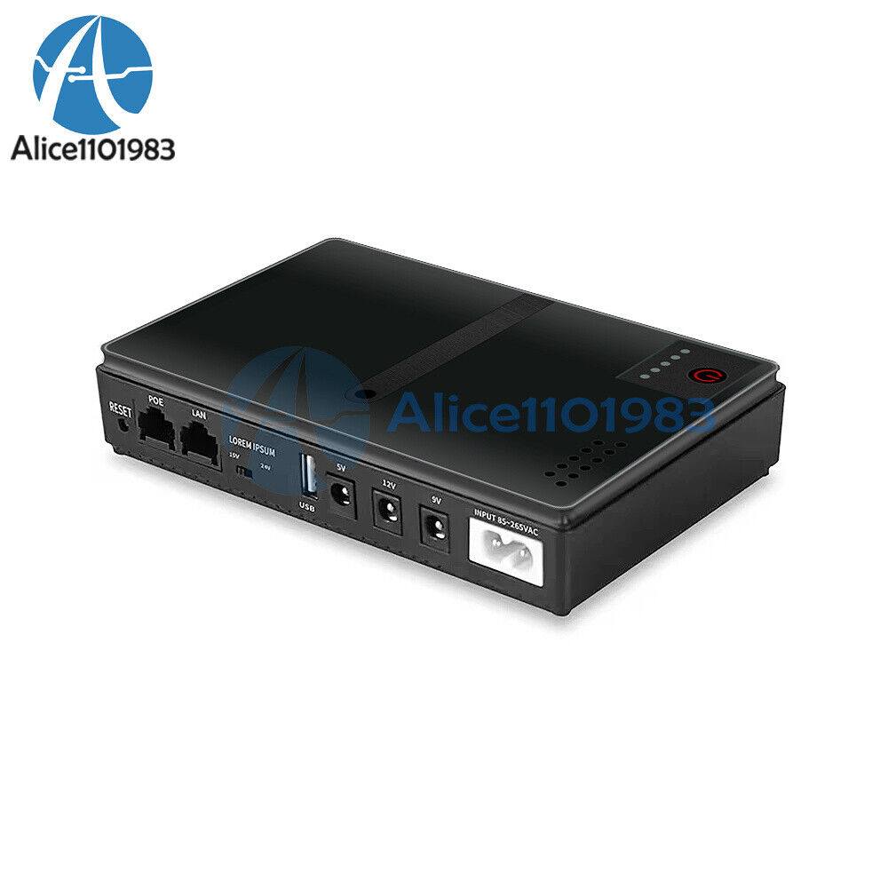 10400mAh UPS Power Backup for Network Devices
